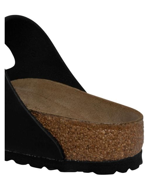 Birkenstock Black Arizona Natural Leather Oiled Sandals for men