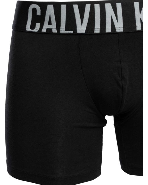Calvin Klein Black 3 Pack Intense Power Boxer Briefs for men