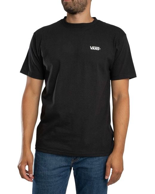Vans Black New Left Chest T-shirt for men