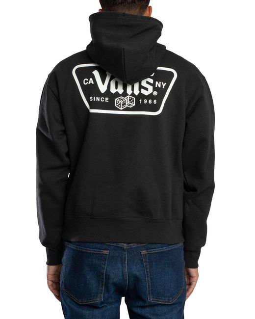 Vans Black Back Patch Pullover Hoodie for men