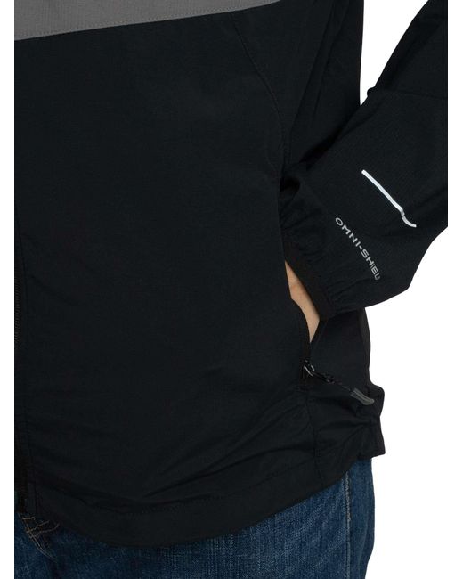 Columbia Black Tech Ii Wind Full Zip Jacket for men