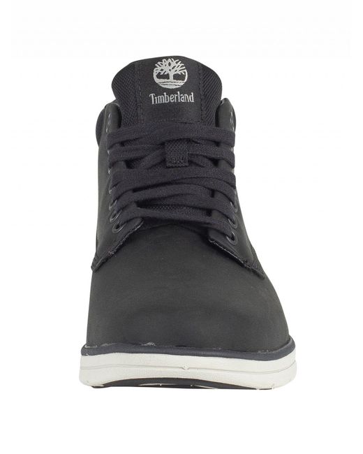 Bradstreet leather chukka for top men in dark grey
