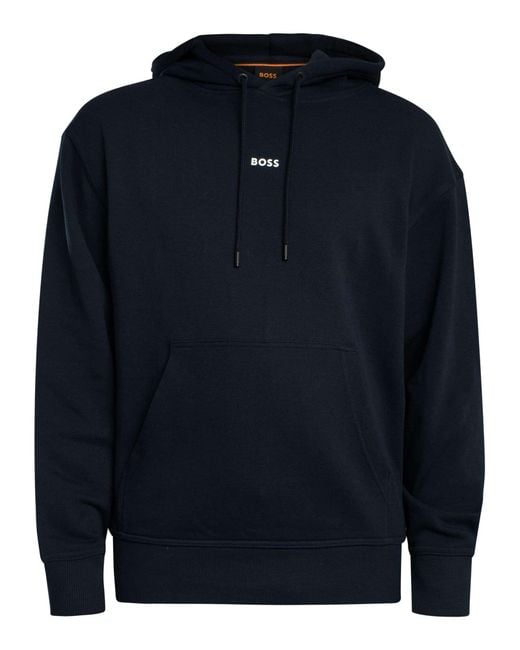Boss Blue Wesmall Hooded Tracksuit for men