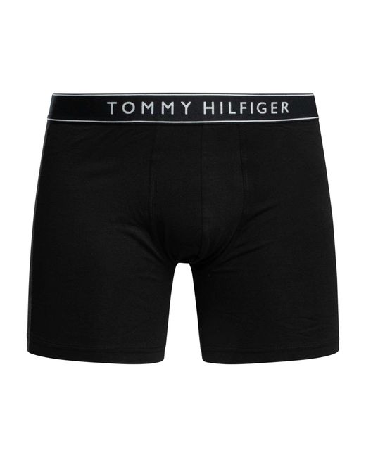 Tommy Hilfiger Black 3 Pack Everyday Essentials Boxer Briefs for men
