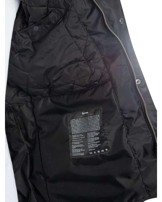 Barbour Gray Modern Check Bedale Wax Jacket for men