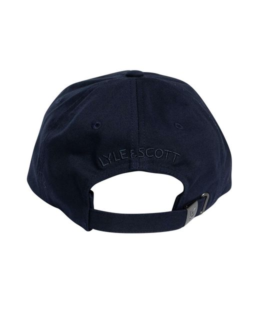Lyle & Scott Blue Logo Baseball Cap for men
