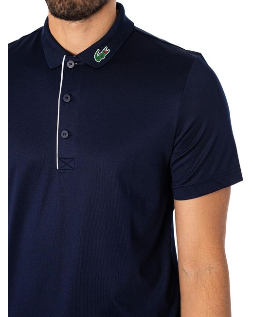 Trickle plaintiff Purchase Lacoste Sport Collar Logo Polo Shirt in Blue for Men | Lyst Canada