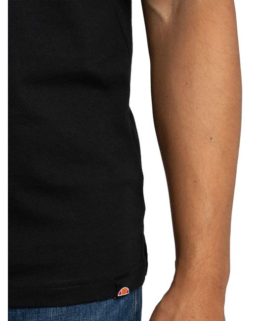 Ellesse Black Lessepsia Polo Shirt for men