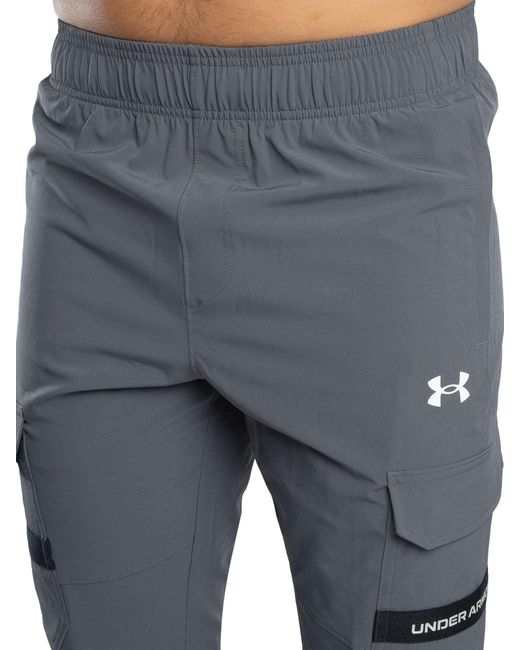 Under Armour Gray Tech Utility Woven Joggers for men