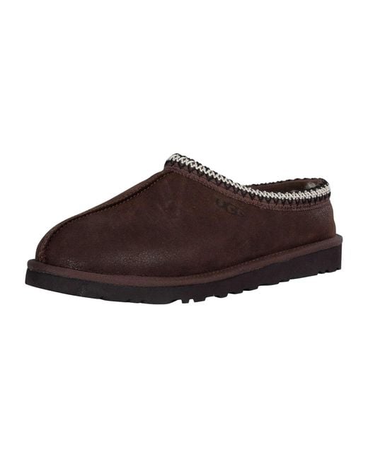 Ugg Brown Tasman Distressed Slippers for men