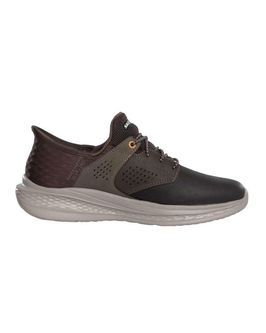 Skechers Brown Slip-ins Slade Macklin Relaxed Trainers for men