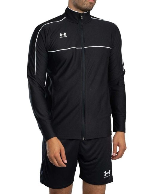 Under Armour Black Challenger Track Jacket for men
