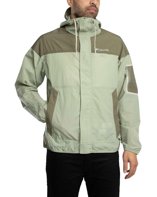 Columbia Green Challenger Ii Windbreaker Jacket for men