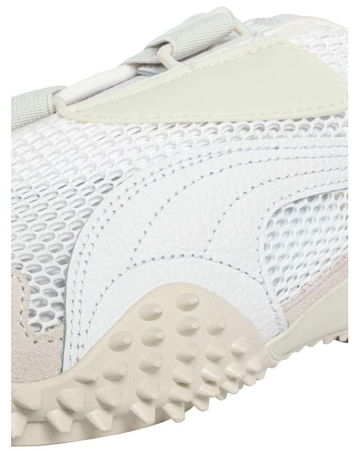PUMA White Mostro Leather Trainers for men