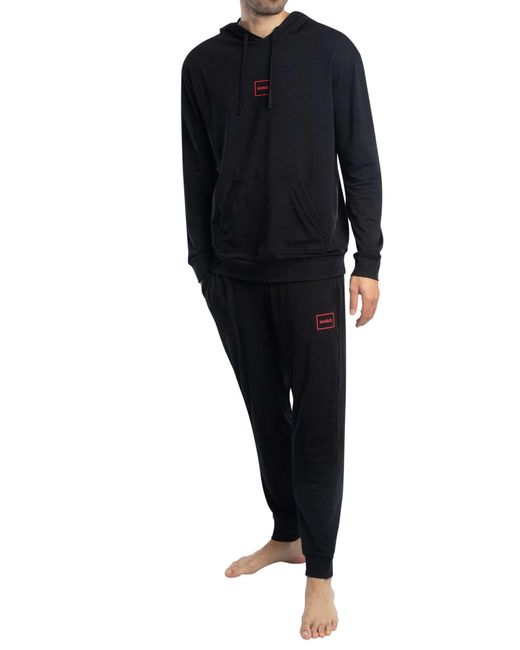 HUGO Blue Laze Lounge Pullover Hoodie for men