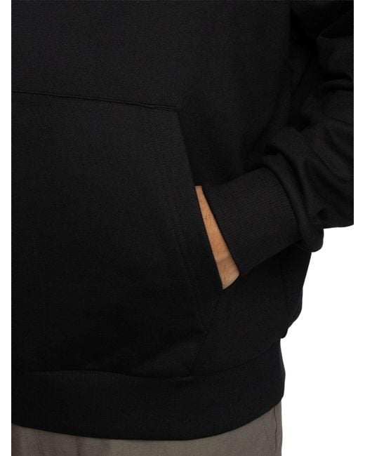 HUGO Black Ditchie Big Logo Pullover Hoodie for men