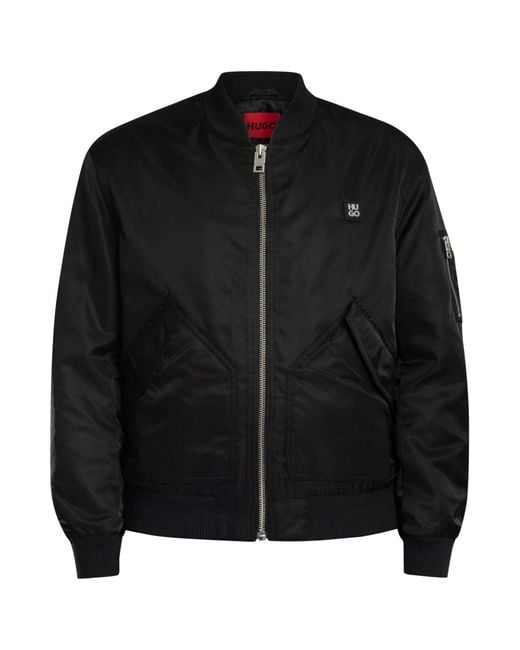 HUGO Black Badam2611 Bomber Jacket for men