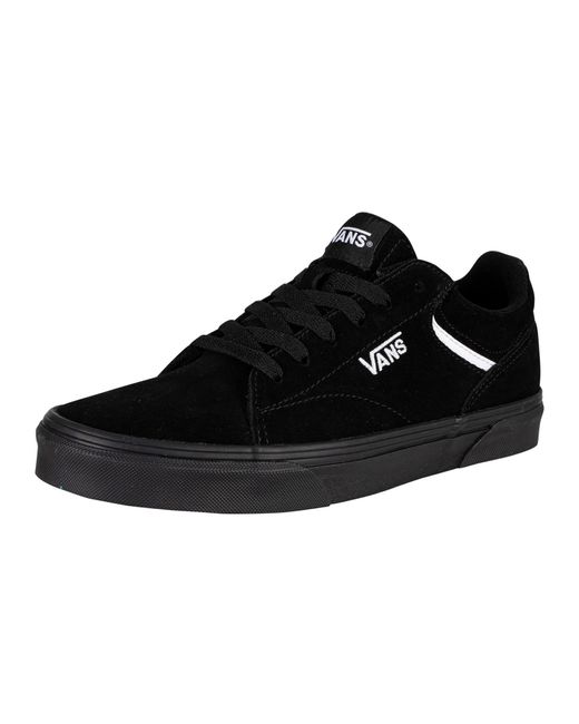 Vans Black Seldan Suede Trainers for men