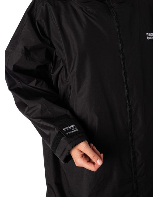Regatta Black Waterproof Changing Robe for men