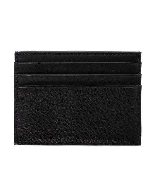 Tommy Hilfiger Blue Leather Card Holder Wallet for men