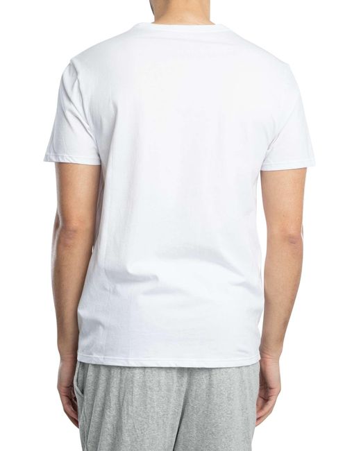 Lacoste Black 3 Pack Crew Lounge T-shirts for men