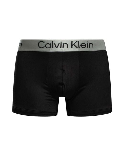 Calvin Klein Multicolor 3 Pack Brushed Microfiber Trunks for men