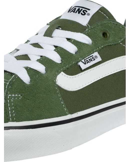 Vans Green Filmore Suede Trainers for men