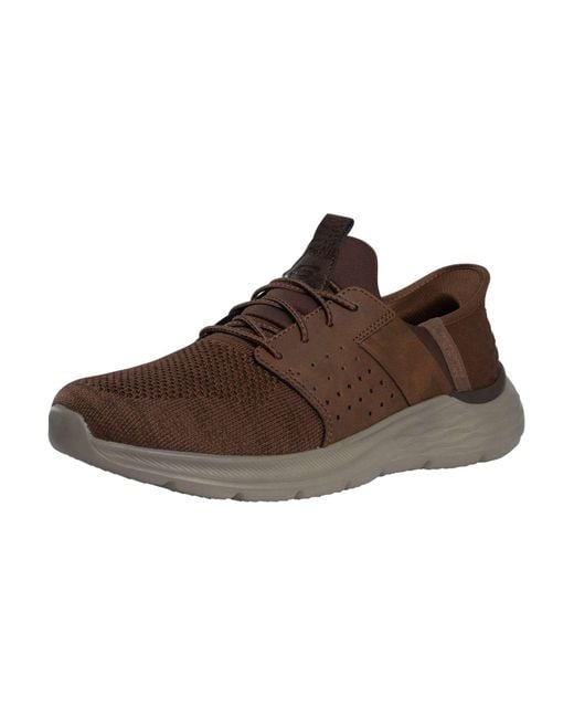 Skechers Brown Slip-ins Relaxed Garner Trainers for men