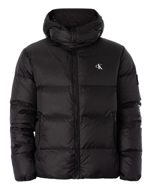 Calvin Klein Black Essentials Down Jacket for men
