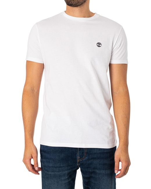 Timberland Black 3 Pack Dustan Slim T-shirts for men
