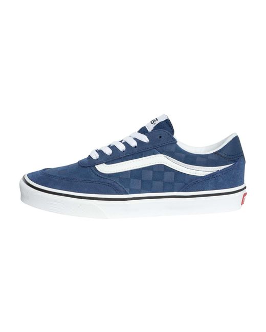 Vans Blue Brooklyn Suede Trainers for men
