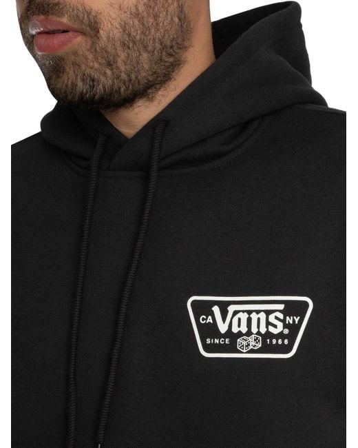 Vans Black Back Patch Pullover Hoodie for men