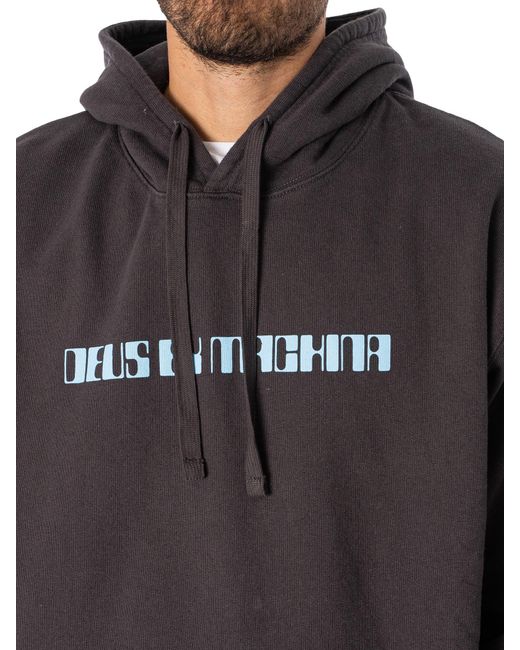 Deus Ex Machina Oversized Rvr Tech Pullover Hoodie in Grey for Men