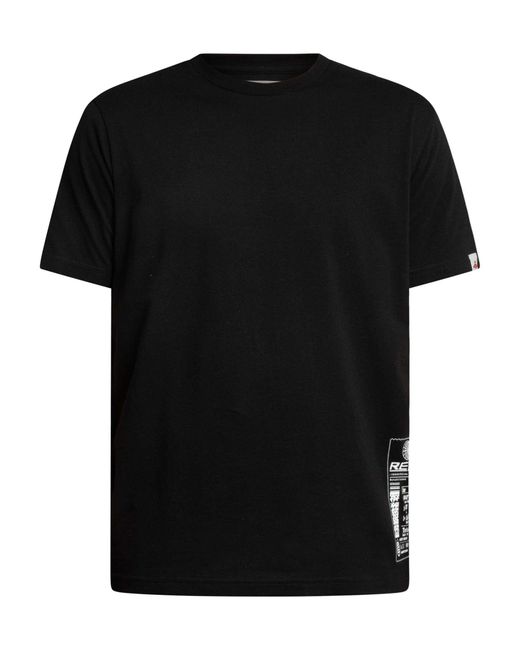 Replay Black Back Graphic T-shirt for men