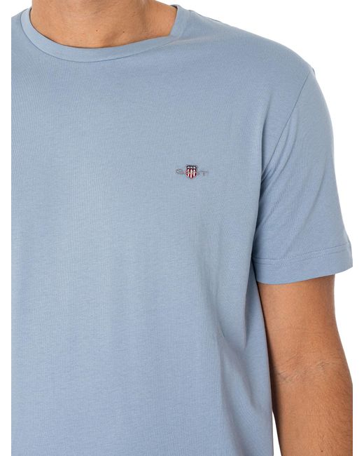 Gant Blue Regular Shield T-shirt for men