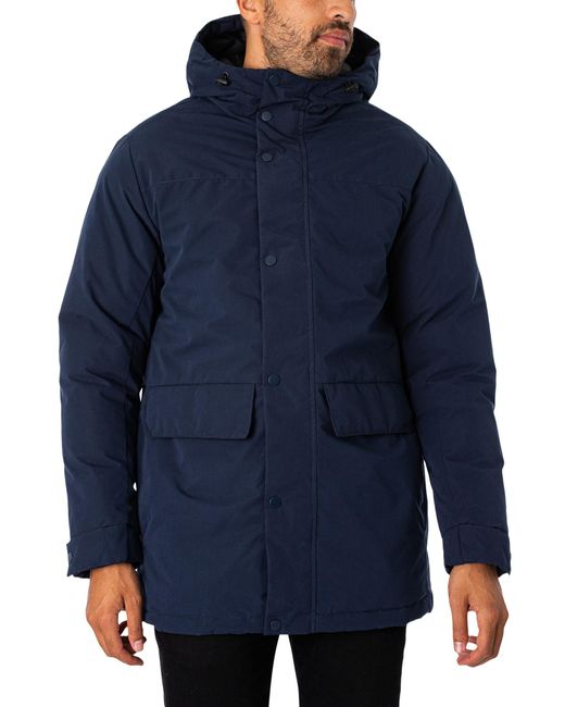 Jack & Jones Blue Champ Parka Jacket for men