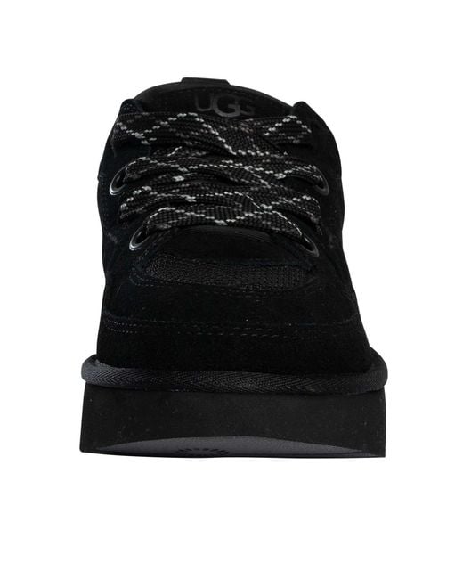 Ugg Black Lowmel Suede Trainers for men