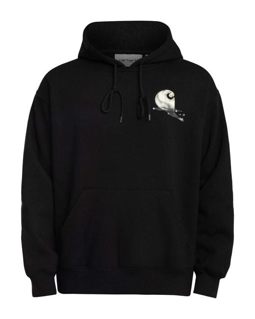 Carhartt Black Jake Garcia Back Print Pullover Hoodie for men