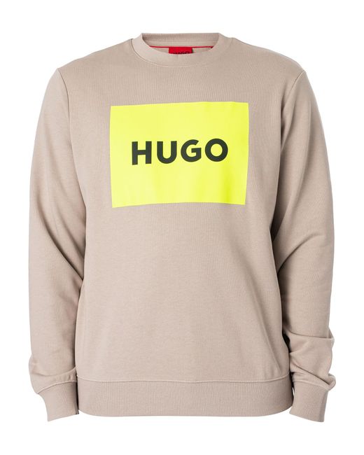 HUGO Natural Duragol222 Sweatshirt for men