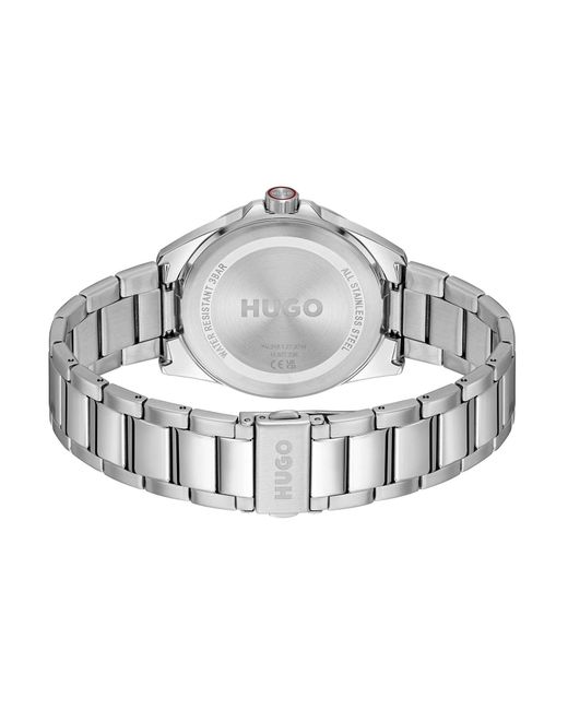HUGO Gray Seam Watch for men