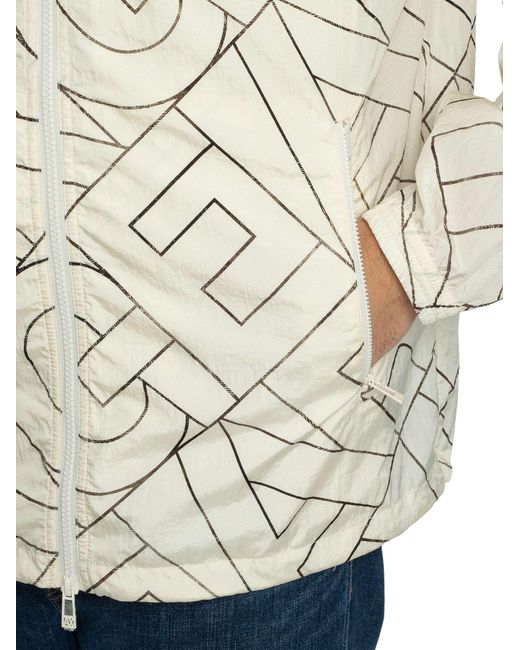 ARMANI EXCHANGE Natural Diagonal Logo Jacket for men