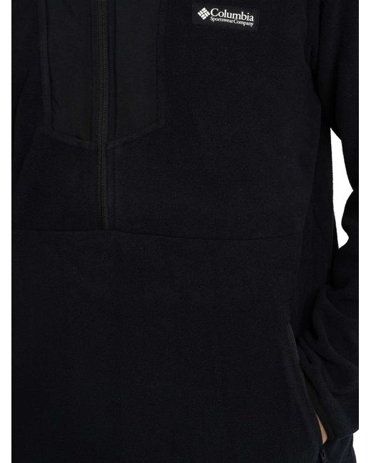 Columbia Blue Sequoia Grove Half Zip Fleece for men