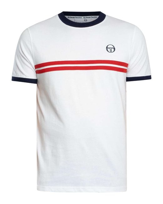 Sergio Tacchini White Supermac T-shirt for men