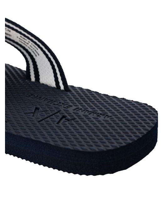 Armani Exchange Woven Strap Sandals in Blue for Men | Lyst