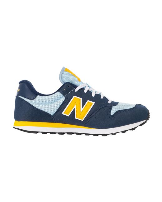 New Balance Blue 500 Suede Trainers for men