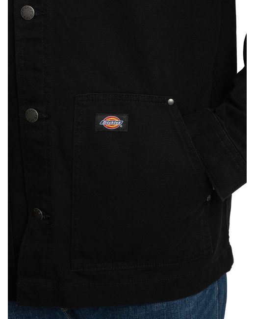 Dickies Black Unlined Canvas Barn Jacket for men