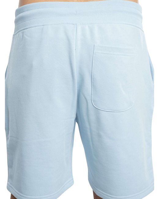 Gant Blue Regular Shield Sweat Shorts for men