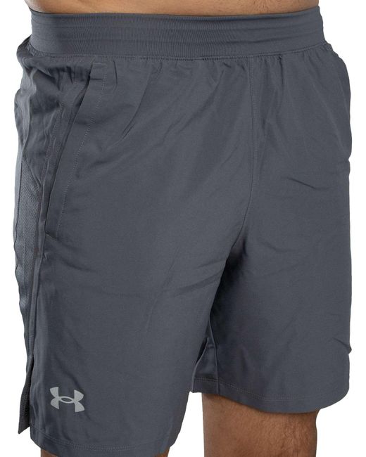 Under Armour Black Launch Shorts for men
