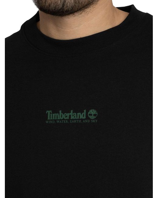 Timberland Black Centre Brand T-shirt for men