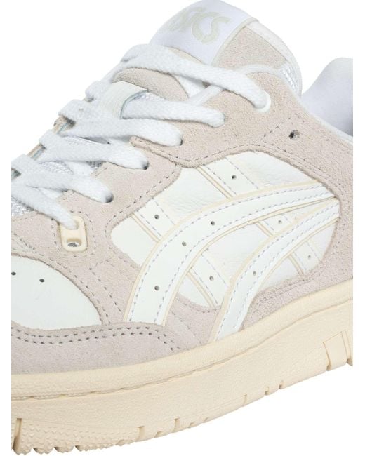 Asics White Ex39 Leather Suede Trainers for men